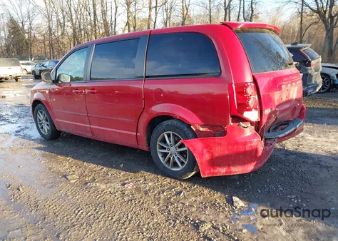 2014 Dodge Grand Caravan Se 30Th Anniversary из США, поврежденный, VIN 2C4RDGBG0ER370800